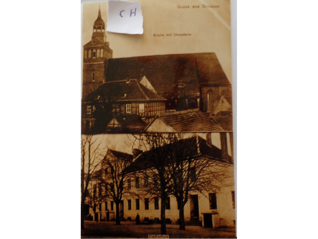 Drossen Kirche und Stadtschule