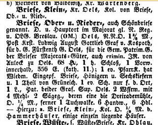  Genealogie Oels Oels Bilder Kreis Oels Knie Briese